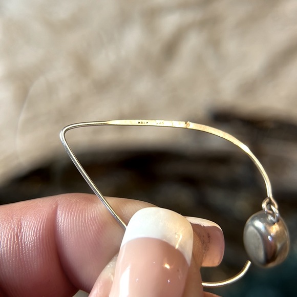 Silpada Vintage Sterling Silver larger sz drop silver bead threader earr… - Picture 4 of 10